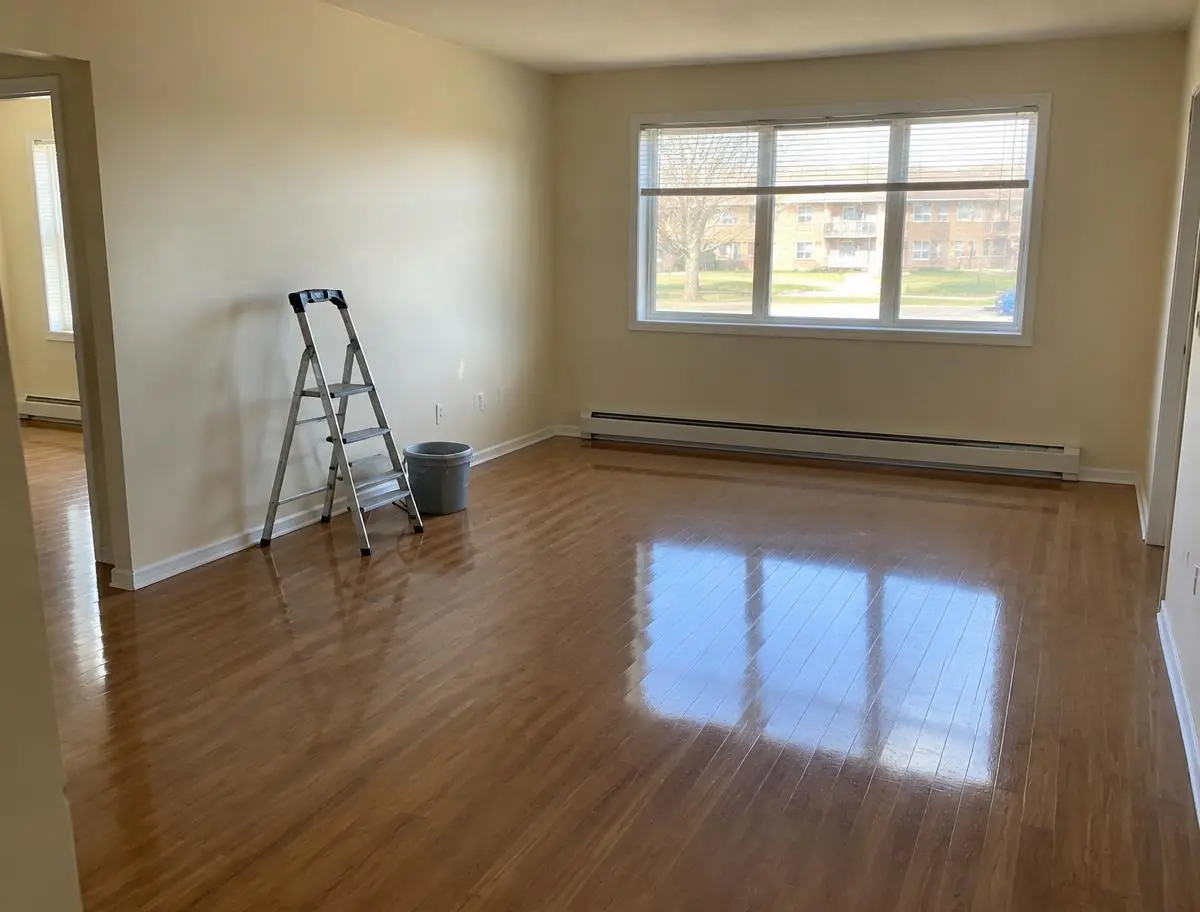 Empty apartment after move-out cleaning