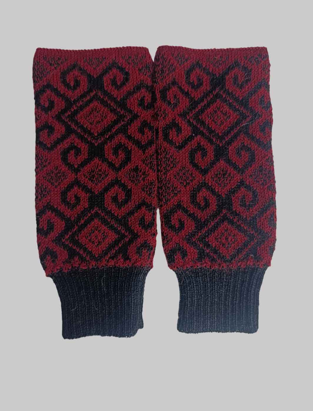 Mitones de Alpaca Yawar – Diseño Andino - Imagen 3