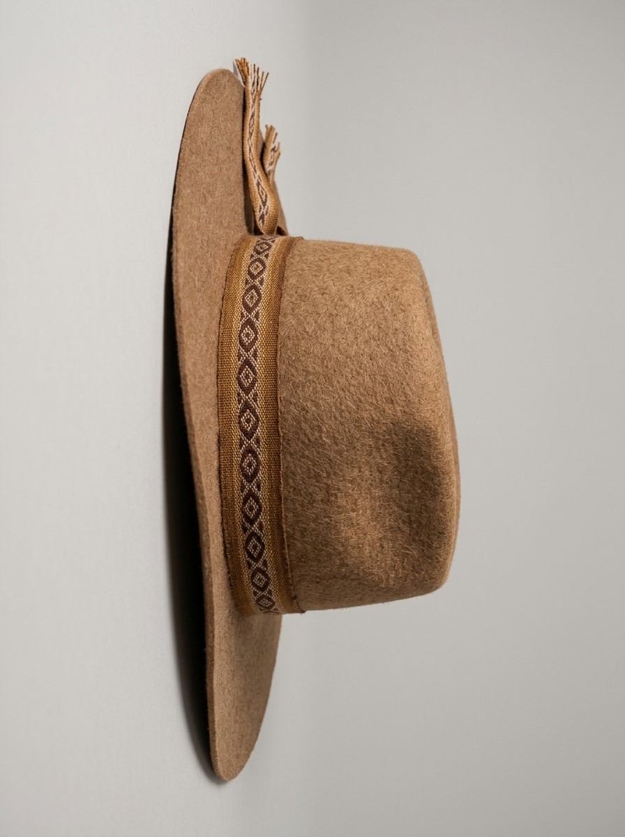 Sombrero Espinar Heritage de Alpaca – Marrón Vicuña Unisex - Imagen 3